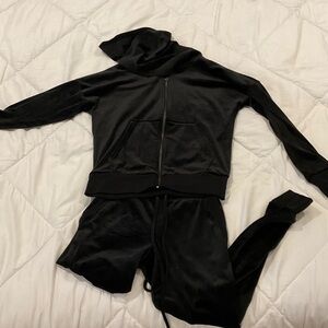 Felina Black Women's Sweater Set